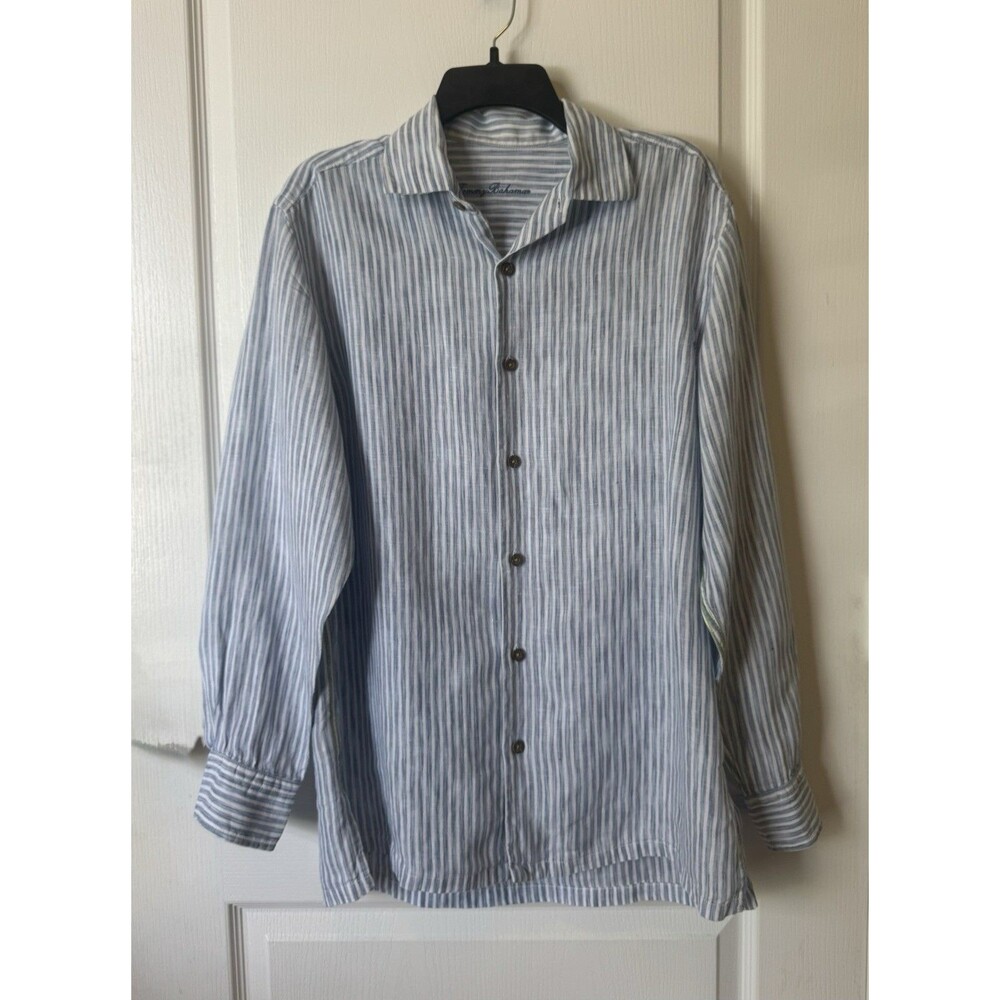 Tommy Bahama Men’s 100% Linen Long Sleeve Shirt Size Small